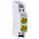 Lampa de semnalizare Noark, LED, galben, 110VAC/DC, sina DIN, 102502