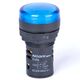 Lampa de semnalizare Noark, LED, cu revenire, albastru, 110VAC, D22, 105482