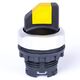 Selector cu maneta scurta cu revenire, galben, 1-0-2, Noark, 105526