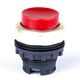 Buton comanda Noark, cu revenire inalt, neiluminat, rosu, 105626