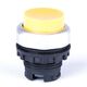 Buton comanda Noark, cu revenire inalt, neiluminat, galben, 105627