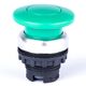 Buton comanda Noark, ciuperca cu revenire, 40mm, neiluminat, verde, 105636