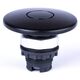 Buton comanda Noark, ciuperca cu revenire, 60mm, neiluminat, negru, 105646