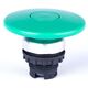 Buton comanda Noark, ciuperca cu revenire, 60mm, neiluminat, verde, 105647