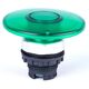 Buton comanda Noark, ciuperca cu revenire, 60mm, iluminat, verde, 105652