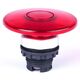 Buton comanda Noark, ciuperca cu revenire, 60mm, iluminat, rosu, 105653