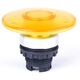 Buton comanda Noark, ciuperca cu revenire, 60mm, iluminat, galben, 105654