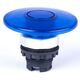 Buton comanda Noark, ciuperca cu revenire, 60mm, iluminat, albastru, 105655