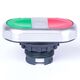 Buton comanda Noark, Start-Stop, iluminat, verde/rosu, 105659