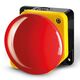 Cutie pentru comanda Scame, 1 buton, rosu, ciuperca (avarie) cu revenire, 90mm, 1NI, 590.PG1M9W01