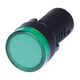 Lampa de semnalizare Scame, LED, verde, 230VAC, D22, 590.PLML2L220