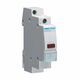 Lampa de semnalizare Hager, LED, rosu, 12-48VAC/DC, sina DIN, SVN132