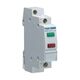 Lampa de semnalizare Hager, LED, rosu/verde, 12-48VAC/DC, sina DIN, SVN136