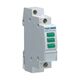 Lampa de semnalizare Hager, LED, verde, 230VAC, sina DIN, SVN221