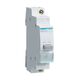 Buton comanda Hager, cu revenire, 1NI, 230VAC, sina DIN, SVN321