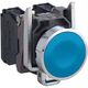 Buton comanda Schneider, cu revenire, 1ND, albastru, XB4BA61