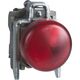 Lampa de semnalizare Schneider, LED, rosu, 230VAC, D22, XB4BV64