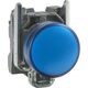 Lampa de semnalizare Schneider, LED, albastru, 48-120VAC, D22, XB4BVG6