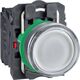 Buton comanda Schneider, cu revenire si LED, 1NI+1ND, alb, XB5AW31B5