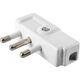 Stecher Gewiss, 2P+E, tip Italia, alb, 16A, intrare cablu lateral