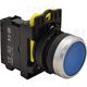 Buton comanda Tracon, cu revenire ON, 1ND, albastru, NYG3-B