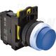 Buton comanda Tracon, cu revenire, inalt, 1ND, albastru, NYG3-HB