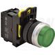 Buton comanda Tracon, cu revenire si lumina, buton in relief, 1ND, verde, NYG3-HLG