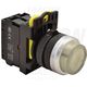 Buton comanda Tracon, cu revenire si lumina, buton in relief, 1ND, alb, NYG3-HLW