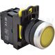 Buton comanda Tracon, cu revenire si lumina, 1ND, galben, NYG3-LY