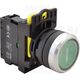 Buton comanda Tracon, cu revenire, inscriptionat ON, 1ND, verde, NYG3-P1