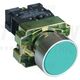 Buton comanda Tracon, cu revenire, 1ND, verde, NYGBA31Z