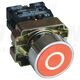 Buton comanda Tracon, cu revenire, inscriptionat ON, 1NI, rosu, NYGBA4222P