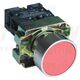 Buton comanda Tracon, cu revenire, 1NI, rosu, NYGBA42P