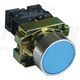 Buton comanda Tracon, cu revenire, 1ND, albastru, NYGBA61K