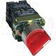 Selector cu maneta scurta cu retinere, luminoasa, 1NI+1ND, rosu, 1-2, Tracon, NYGBK2465P
