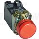 Lampa de semnalizare Tracon, pentru bec (Ba9s), rosu, cu tranformator, 240V, D22, NYGBV44P