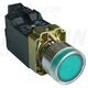 Buton comanda Tracon, cu revenire si lumina ON, verde, cu tranformator, 230VAC, D22, NYGBW3341Z