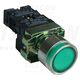Buton comanda Tracon, cu revenire si lumina ON, 1ND, verde, NYGBW33Z
