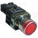 Buton comanda Tracon, cu revenire si lumina ON, rosu, cu rezistor, 230VAC, D22, NYGBW3471P