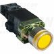 Buton comanda Tracon, cu revenire si lumina ON, galben, cu tranformator, 400VAC, D22, NYGBW3551S