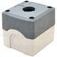 Cutie pentru comanda Tracon, neechipata, gri, 1 buton, IP65, NYGD-1GR