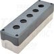 Cutie pentru comanda Tracon, neechipata, gri, 5 butoane, IP65, NYGD-5GR
