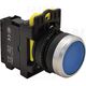 Buton comanda Tracon, cu revenire OFF, 1ND, albastru, NYK3-B