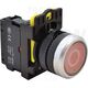 Buton comanda Tracon, cu revenire, inscriptionat ON-OFF, 1NI, rosu, NYK3-P2