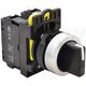 Selector cu maneta scurta cu revenire, dreapta, 2ND, negru, 1-0-2, Tracon, NYK3-S32BK
