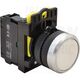 Buton comanda Tracon, cu revenire OFF, 1ND, alb, NYK3-W