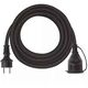 Prelungitor 1 post Emos, 2P+E, trafic greu, 20 metri, negru, 16A, 3X1.5mmp