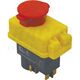 Intrerupator de siguranta cu releu Tracon, ciuperca (avarie), 12A, 5 pini, 2ND+2NI, IP54, SSTM-015