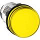 Lampa de semnalizare Schneider, LED, galben, 230VAC, D22, XB7EV05MP