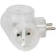 Stecher Legrand, triplu, 2P+E, transparent, 16A, 050663